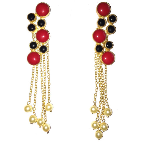 Royal Bubbles Pearl Drop Danglers