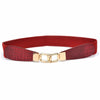 Metal Buckle Elastic Waist Belt