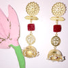 Geometric Fusion Jhumki Danglers