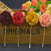 Round Flower Lapel Pin