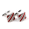 Diagonal Crystal Pattern Cufflinks