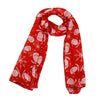 Christmas Santa Print Scarf