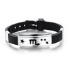 Zodiac Sign Constellation Silicon Bracelet