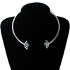 Turquoise Collar Torques Necklace