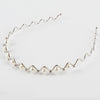 Zigzag Pear Crystal Hairband