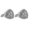 Crystal Triangle Cufflinks