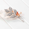 Leaf Barrettes Hairclips (Pair)
