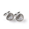 Crystal Triangle Cufflinks