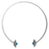 Turquoise Collar Torques Necklace