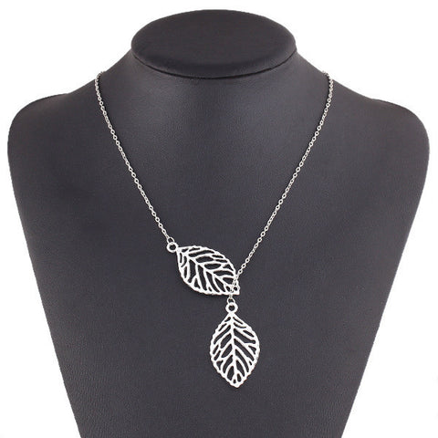 Connected Leaves Pendant Chain