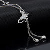 Butterfly with Tassel Anklet