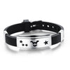 Zodiac Sign Constellation Silicon Bracelet