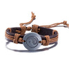 Yin and Yang Leather Bracelet