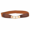 Metal Buckle Elastic Waist Belt