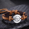 Yin and Yang Leather Bracelet