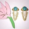 Falling Triangle Vintage Danglers