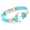 Pirate Anchor Leather Bracelet