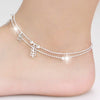 Floral Charms Sparkling Anklet