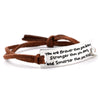 You Are Braver Than You Believe Bracelet