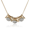 Connected Marble Balls Pendant Necklace