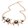 Oval Cylinders Necklace