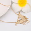 Arrow Spikes Pendant Necklace