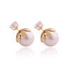 Double Sided Pearl Earrings