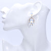 Three Circle Drop Earrings