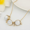 Connected Marble Balls Pendant Necklace