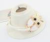 Owl Charm Leather Bracelet