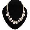 Connected Cylinders Necklace