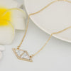 Double Triangle Blingg Necklace
