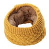 Wool & Fur Collar Scarf