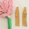 Deep Triangle Tassel Danglers