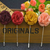 Round Flower Lapel Pin