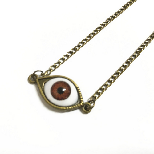 Evil Eye Pendant Chain Necklace