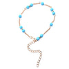 Turquoise Beaded Anklet