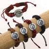 Yin and Yang Leather Bracelet