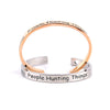 SAVING PEOPLE HUNTING THINGS Cuff Bracelet